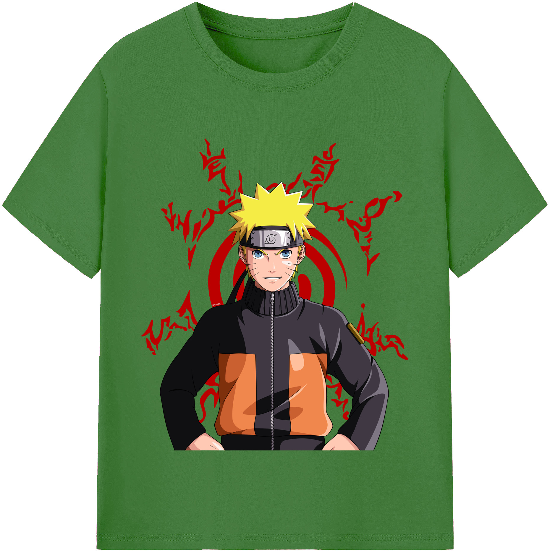 （画像用） NARUTO -ナルト- うずまき ナルト Uzumaki Naruto レディースカジュアルプリントTシャツ（綿100％）
